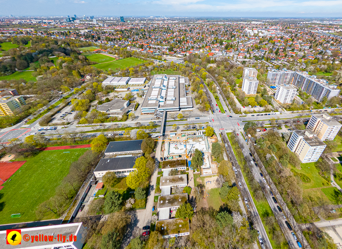 21.04.2023 - Baustelle Haus für Kinder in Neuperlach